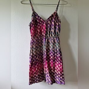 Anthropologie Ecote Silk Mini Dress. Size Small